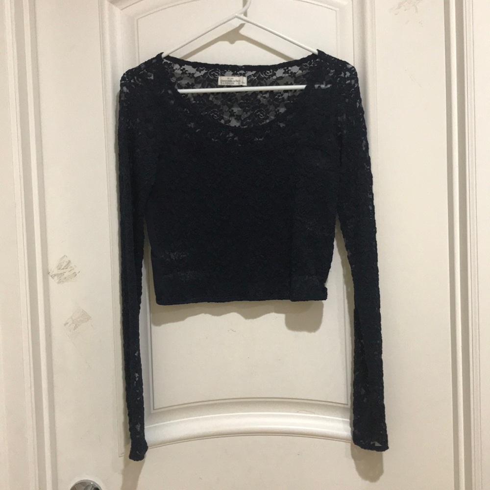 Abercrombie lace crop top